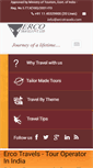 Mobile Screenshot of ercotravels.com